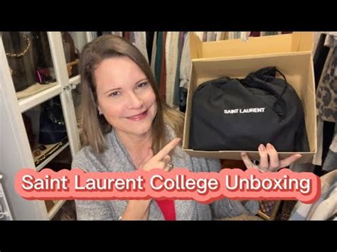 blue charron ysl|Saint Laurent College Unboxing Video .